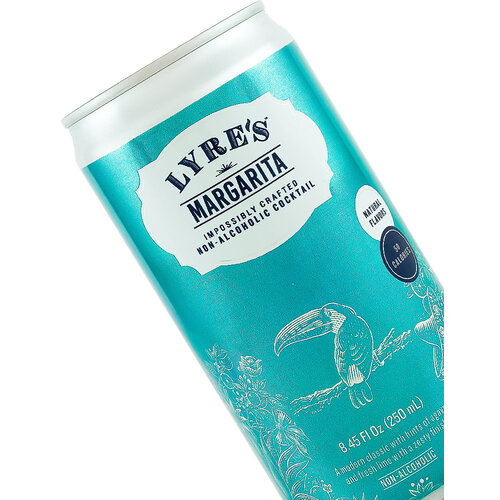 Lyre's "Margarita" Non-Alcoholic Cocktail 8.45oz Can Lyre's "Margarita" Non-Alcoholic Cocktail 8.45oz Can