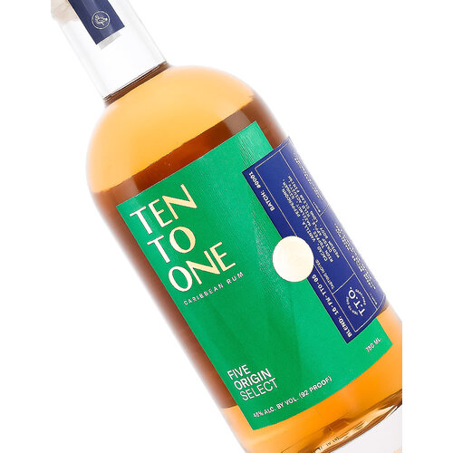 Ten To One "Five Origin Select" Caribbean Rum Ten To One "Five Origin Select" Caribbean Rum