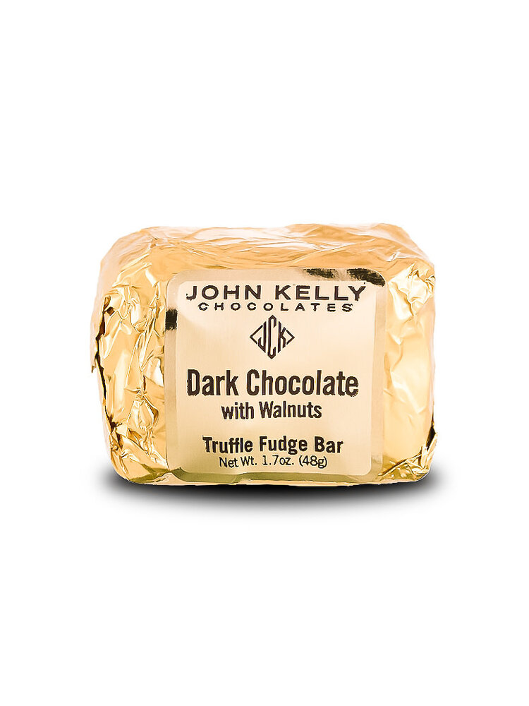 John Kelly 1 Piece Semi Sweet Chocolate with Walnuts Truffle Fudge Bar 1.7oz, Los Angeles, California