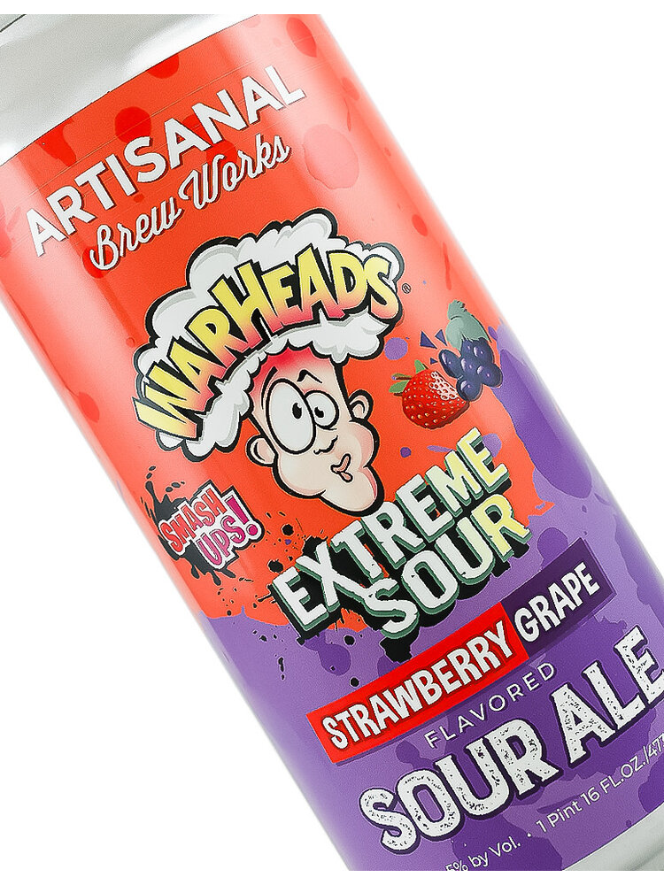 Artisanal Brew Works "Warheads" Strawberry Grape Extreme Sour Ale 16oz Can - Saratoga Springs, NY