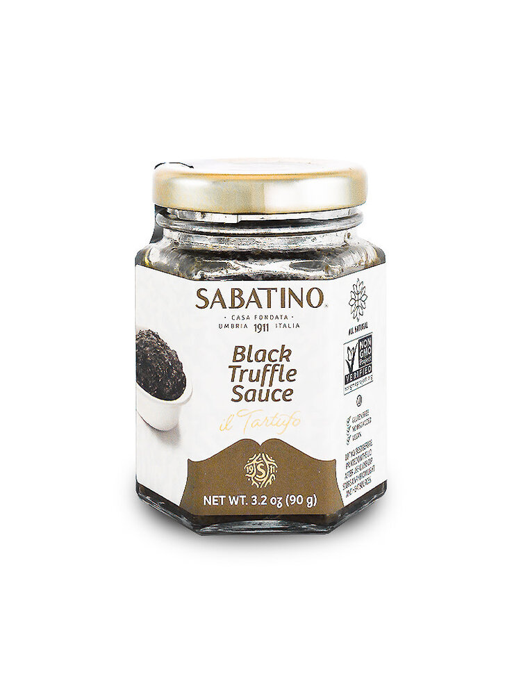 Sabatino Black Truffle Sauce 3.2oz Jar, West Haven, Connecticut