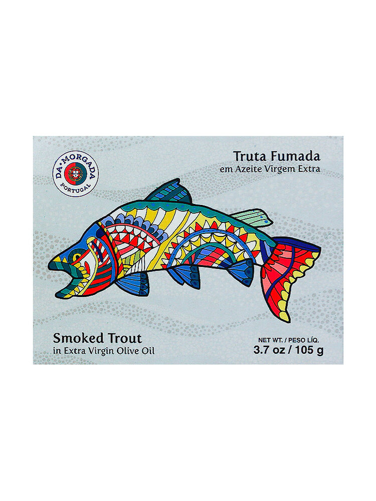 Da Morgada Smoked Trout In Extra Virgin Olive Oil 3.7oz Tin, Portugal