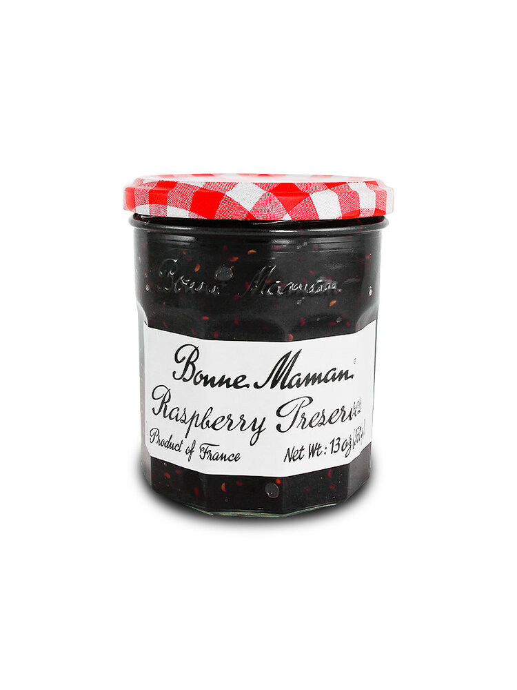 Bonne Maman Raspberry Preserves 13oz Jar, France