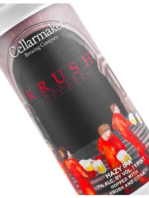 Cellarmaker Brewing "Krush Moving Pictures" Hazy IPA 16oz Can - Oakland, CA