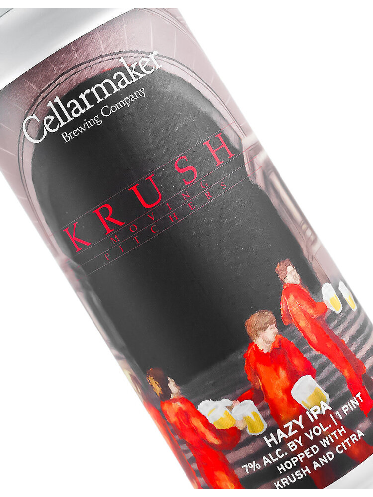 Cellarmaker Brewing "Krush Moving Pictures" Hazy IPA 16oz Can - Oakland, CA