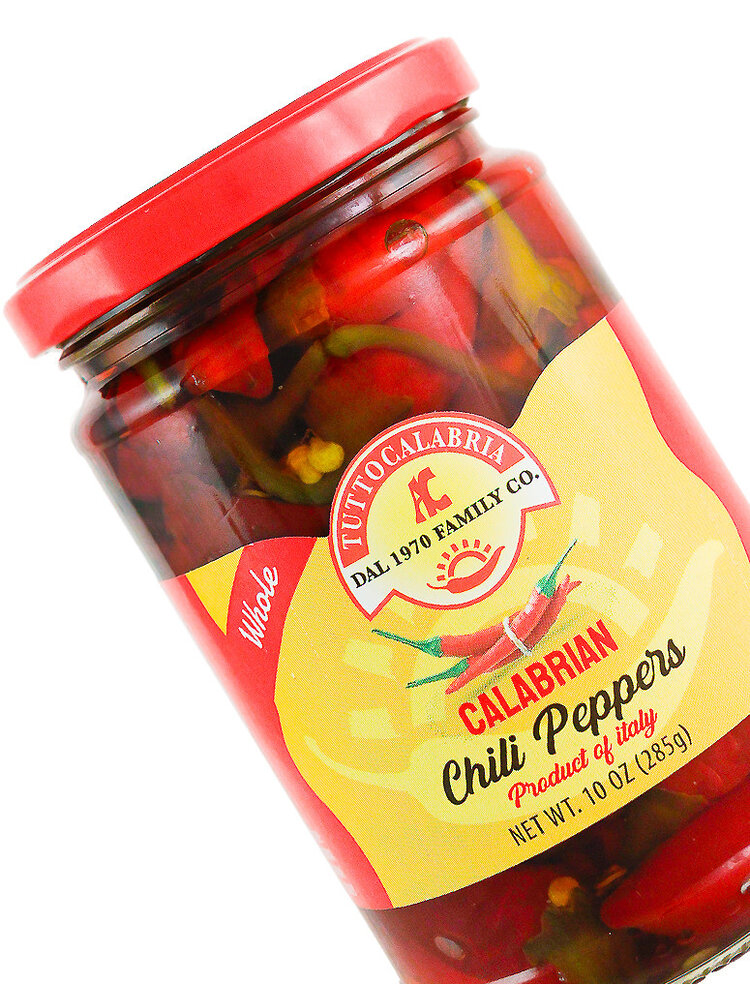 Tuttocalabria Calabrian Chili Peppers 10oz Jar, Italy