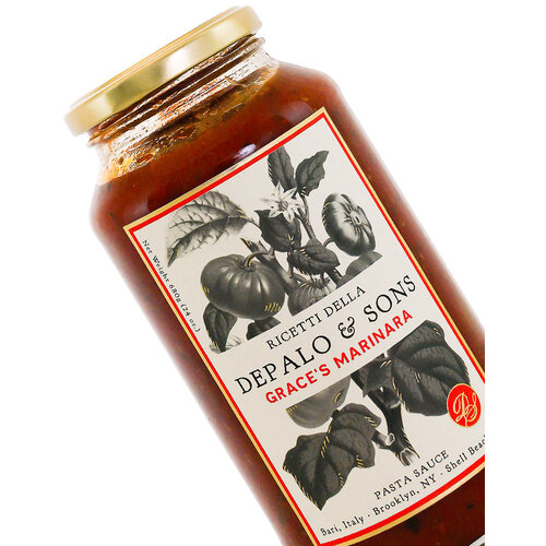 DePalo & Sons "Grace's Marinara" Pasta Sauce 24oz Jar, Brooklyn, New York DePalo & Sons "Grace's Marinara" Pasta Sauce 24oz Jar, Brooklyn, New York