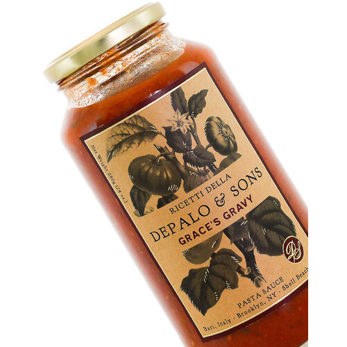 DePalo & Sons "Grace's Gravy" Pasta Sauce 24oz Jar, Brooklyn, New York DePalo & Sons "Grace's Gravy" Pasta Sauce 24oz Jar, Brooklyn, New York