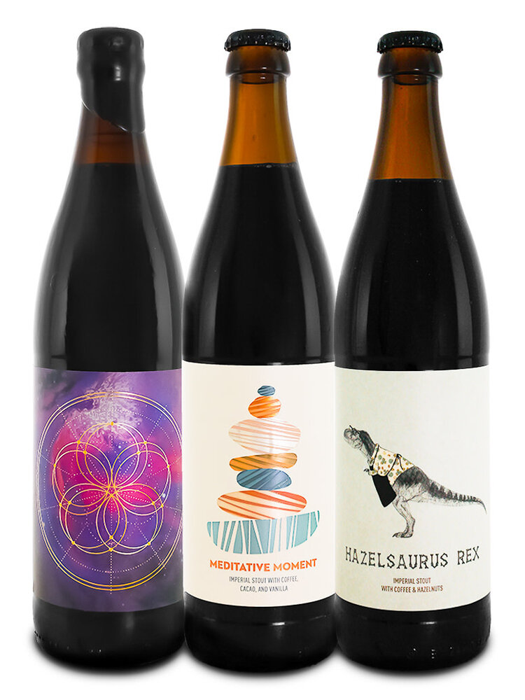Pure Project "Holiday Stout Bundle" Imperial Stout Variety Pack 3 500ml Bottles - San Diego, CA