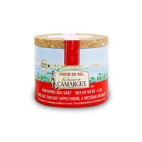 Le Saunier de Camargue Fleur de Sel Finishing Sea Salt 4.4oz Container, France