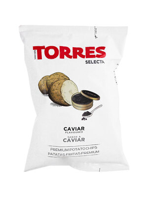 Torres Caviar Potato Chips 1.41oz Bag, Spain