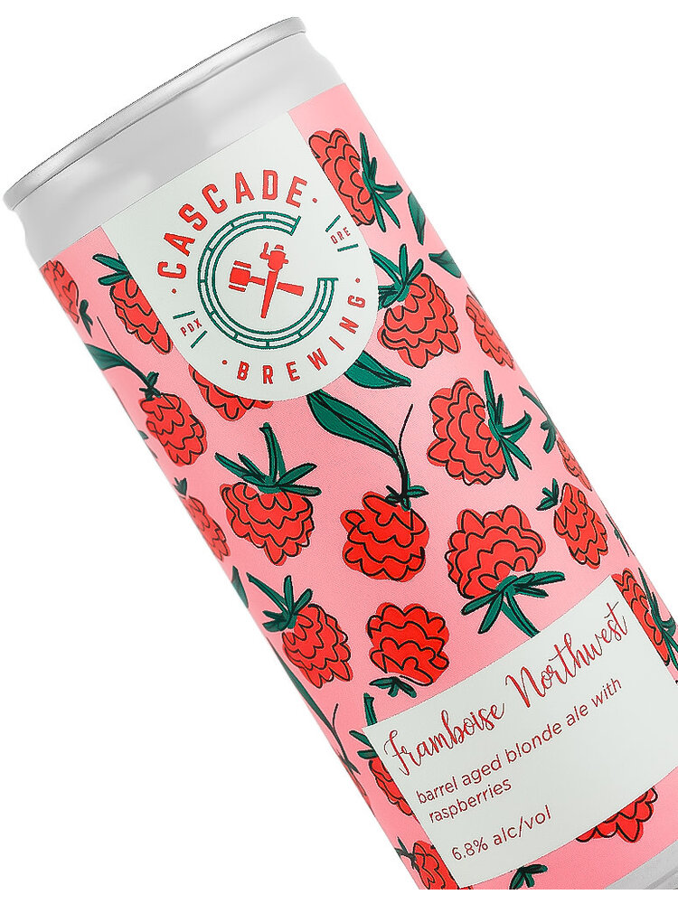 Cascade Brewing "Framboise Northwest" Barrel Aged Blonde Ale 250ml Can - Portland, OR