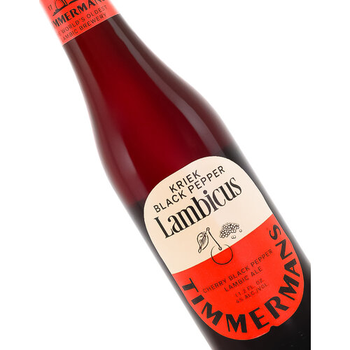 Timmermans "Kriek Black Pepper" Lambic Ale 11.2oz Bottle - Belgium Timmermans "Kriek Black Pepper" Lambic Ale 11.2oz Bottle - Belgium