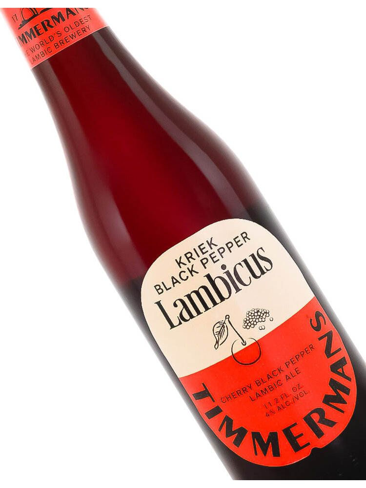 Timmermans "Kriek Black Pepper" Lambic Ale 11.2oz Bottle - Belgium