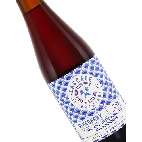 Cascade Brewing "Blueberry 2022" Barrel Aged Strong Blonde Ales 500ml Bottle - Portland, OR Cascade Brewing "Blueberry 2022" Barrel Aged Strong Blonde Ales 500ml Bottle - Portland, OR