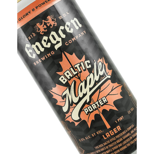 Enegren Brewing "Baltic Maple Porter" Maple Porter 16oz Can - Moorpark, CA Enegren Brewing "Baltic Maple Porter" Maple Porter 16oz Can - Moorpark, CA