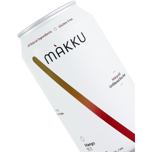 Makku "Mango" Makgeolli Korean Rice Beer 12oz Can - Korea Makku "Mango" Makgeolli Korean Rice Beer 12oz Can - Korea