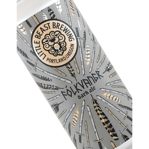 Little Beast Brewing "Folkvangr" Dark Ale 16oz Can - Portland, OR