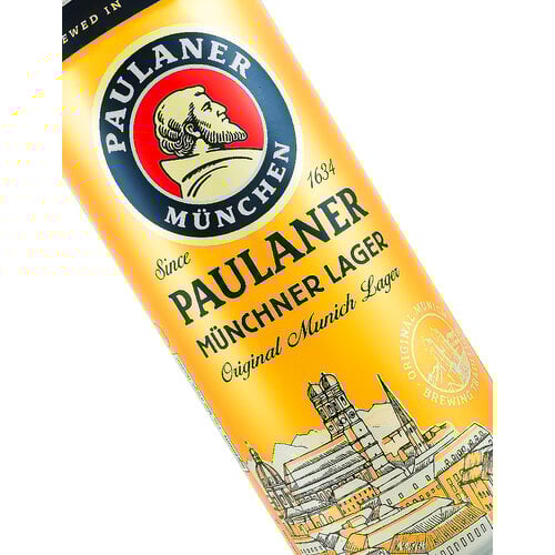 Paulaner "Munchner Lager" Original Munich Lager 16.9oz Can - Munich, Germany Paulaner "Munchner Lager" Original Munich Lager 16.9oz Can - Munich, Germany