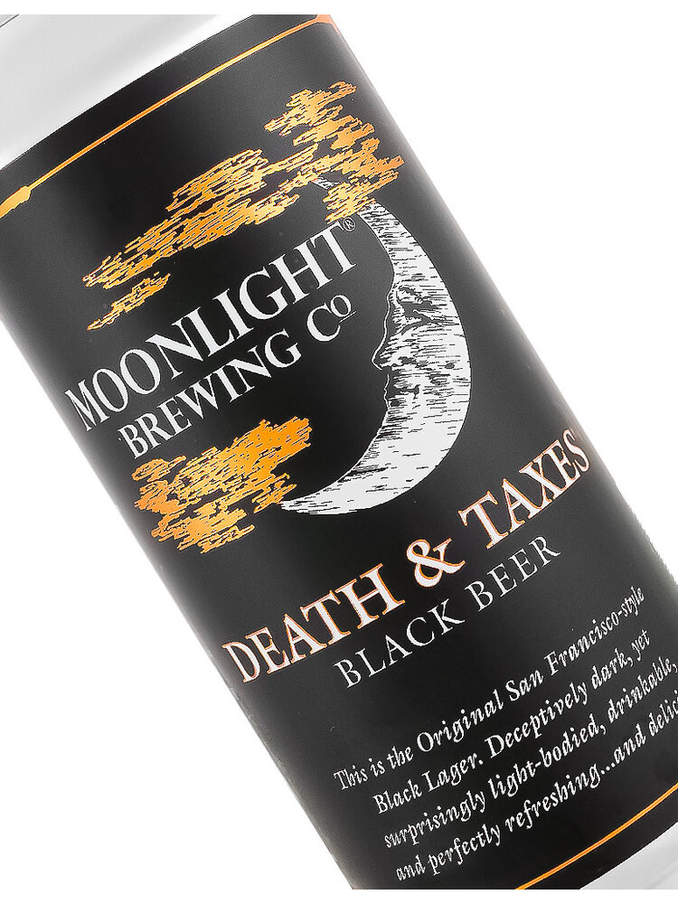 Moonlight Brewing "Death & Taxes" Black Lager 16oz Can - Santa Rosa, CA