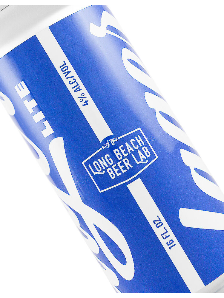 Long Beach Beer Lab "Lite" Lager 16oz Can - Long Beach, CA