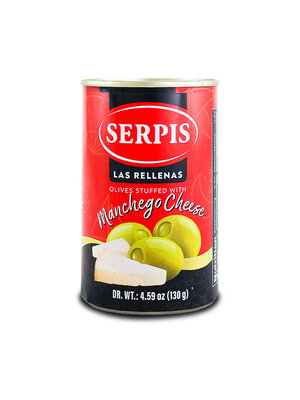 Serpis Olives Stuffed With Manchego Cheese 4.59oz Can, Spain