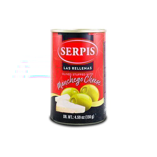 Serpis Olives Stuffed With Manchego Cheese 4.59oz Can, Spain Serpis Olives Stuffed With Manchego Cheese 4.59oz Can, Spain