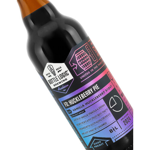 Bottle Logic Brewing "FO: Huckleberry Pie" Vanilla Huckleberry Stout 500ml Bottle - Anaheim, CA Bottle Logic Brewing "FO: Huckleberry Pie" Vanilla Huckleberry Stout 500ml Bottle - Anaheim, CA