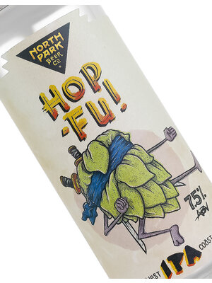 North Park Beer "Hop-Fu!" DDH West Coast IPA 16oz Can - San Diego, CA