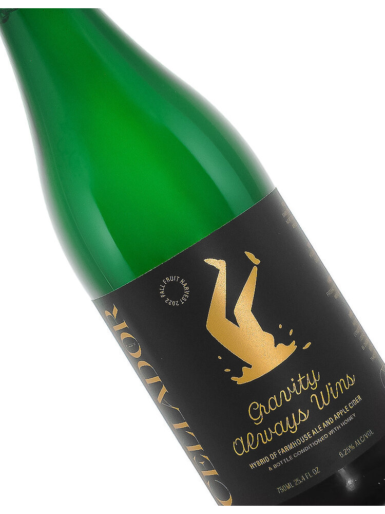 Cellador Ales "Gravity Always Wins" Hybrid of Farmhouse Ale & Apple Cider 750ml Bottle - Torrance, CA