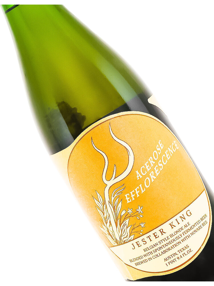 Jester King Brewery/Novare Res "Acerose Efflorescence" Belgian Style Blonde Ale 750ml bottle - Austin, TX
