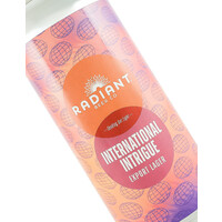 Radiant Beer "International Intrigue" Export Lager 16oz Can - Anaheim, CA