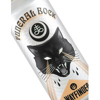 Wayfinder Beer "Funeral Bock" Double-Decocted Black Bock 16oz Can - Portland, OR
