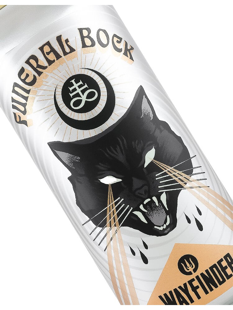 Wayfinder Beer "Funeral Bock" Double-Decocted Black Bock 16oz Can - Portland, OR