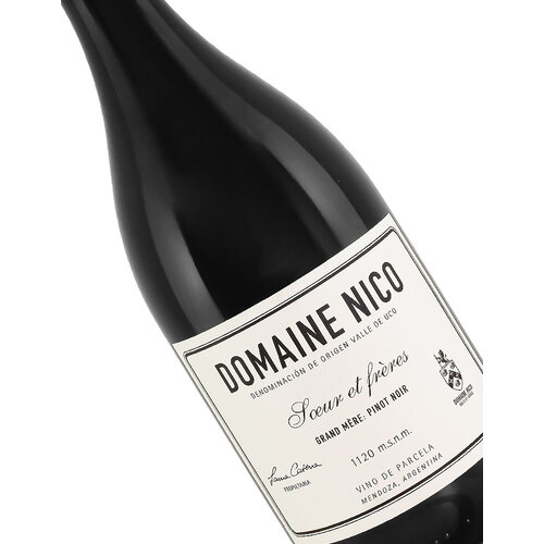 Domaine Nico 2021 Pinot Noir "Grand Mere" Mendoza, Argentina Domaine Nico 2021 Pinot Noir "Grand Mere" Mendoza, Argentina