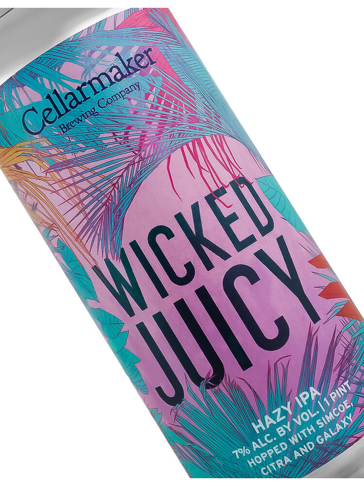 Cellarmaker Brewing "Wicked Juicy" Hazy IPA 16oz Can - Oakland, CA