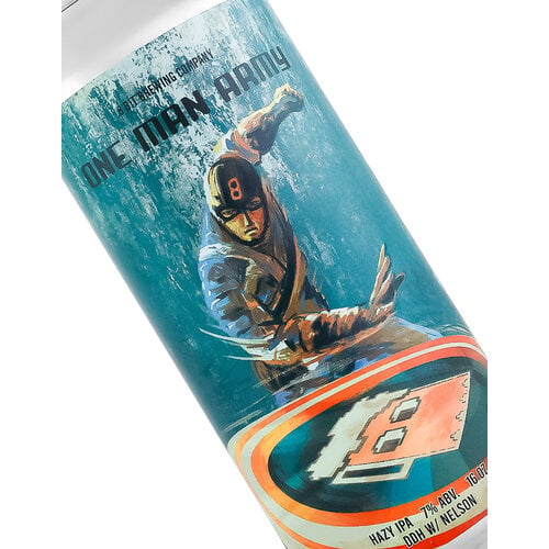 8 Bit Brewing "One Man Army" Hazy IPA 16oz Can - Murietta, CA