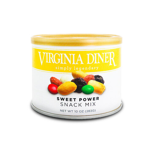 Virginia Diner "Sweet Power" Snack Mix 10oz Tin, Wakefield, Virginia Virginia Diner "Sweet Power" Snack Mix 10oz Tin, Wakefield, Virginia