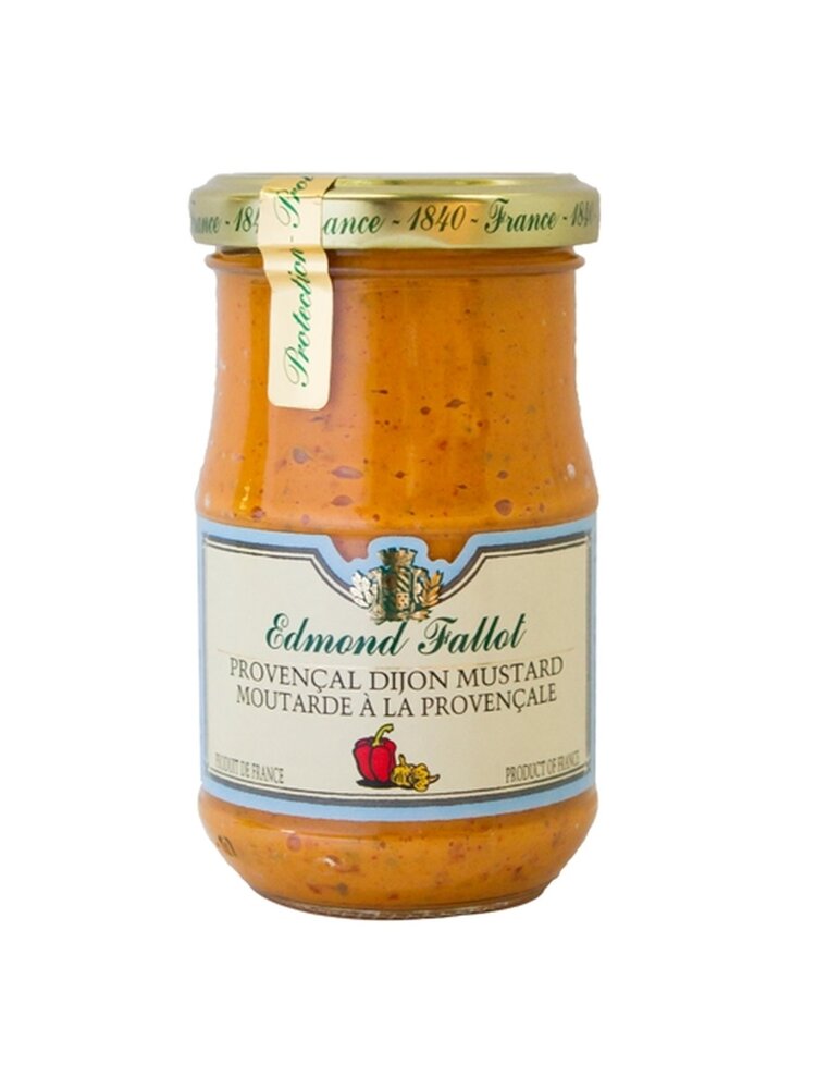 Edmund Fallot Provencale Dijon Mustard, Moutard a la Provencale, France 7.4 oz