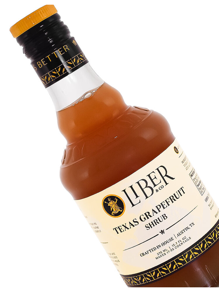 LIber & Co "Texas Grapefruit" Shrub 375ml Bottle, Austin, Texas