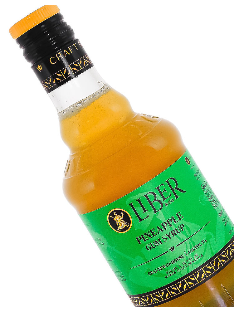 Liber & Co "Pineapple" Gum Syrup 12.7oz Bottle, Austin, Texas