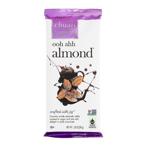 Chuao Ooh Ahh Almond Chocolate Bar 2.8oz Bar, Carlsbad, California Chuao Ooh Ahh Almond Chocolate Bar 2.8oz Bar, Carlsbad, California