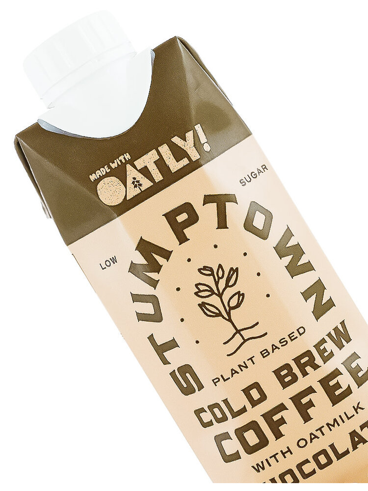 Stumptown Coffee Roasters "Chocolate" Cold Brew Coffee With Oat Milk 11oz Container, Portland, Oregon