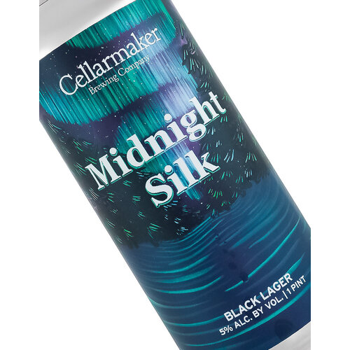 Cellarmaker Brewing "Midnight Silk" Black Lager 16oz Can - Oakland, CA Cellarmaker Brewing "Midnight Silk" Black Lager 16oz Can - Oakland, CA