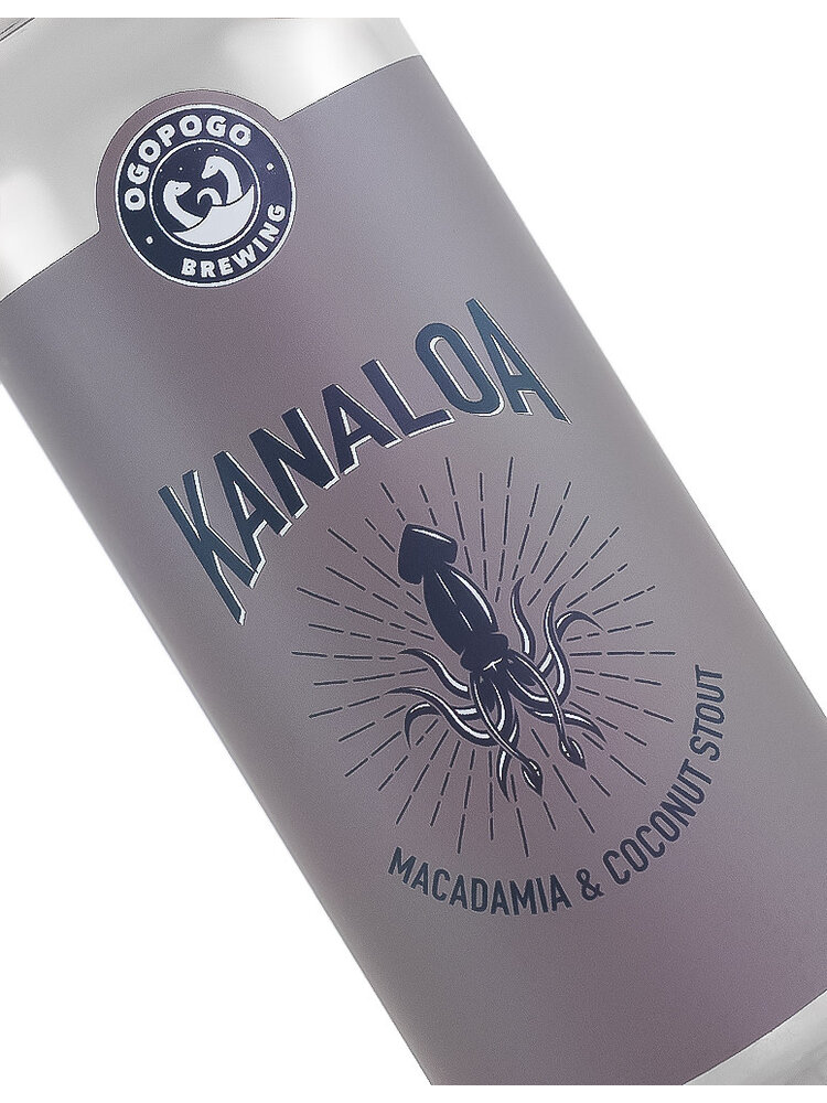 Ogopogo Brewing "Kanaloa" Macadamia & Coconut Stout 16oz Can - San Gabriel, CA