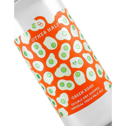 Other Half Brewing "Green Eggs" Double Dry Hopped Imperial India Pale Ale 16oz Can - Brooklyn, NY Other Half Brewing "Green Eggs" Double Dry Hopped Imperial India Pale Ale 16oz Can - Brooklyn, NY
