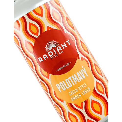 Radiant Beer "Polotmavy" Czech-Style Amber Lager 16oz Can - Anaheim, CA Radiant Beer "Polotmavy" Czech-Style Amber Lager 16oz Can - Anaheim, CA