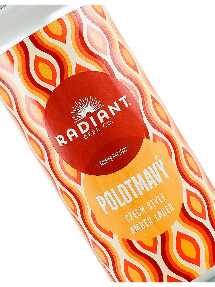 Radiant Beer "Polotmavy" Czech-Style Amber Lager 16oz Can - Anaheim, CA