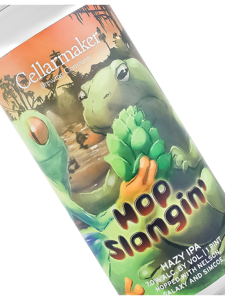 Cellarmaker Brewing "Hop Slangin'" Hazy IPA 16oz Can - Oakland, CA