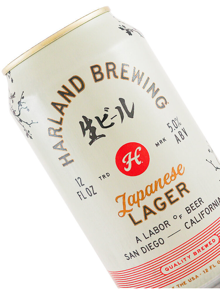 Harland Brewing "Japanese Lager" 12oz Can - San Diego, CA